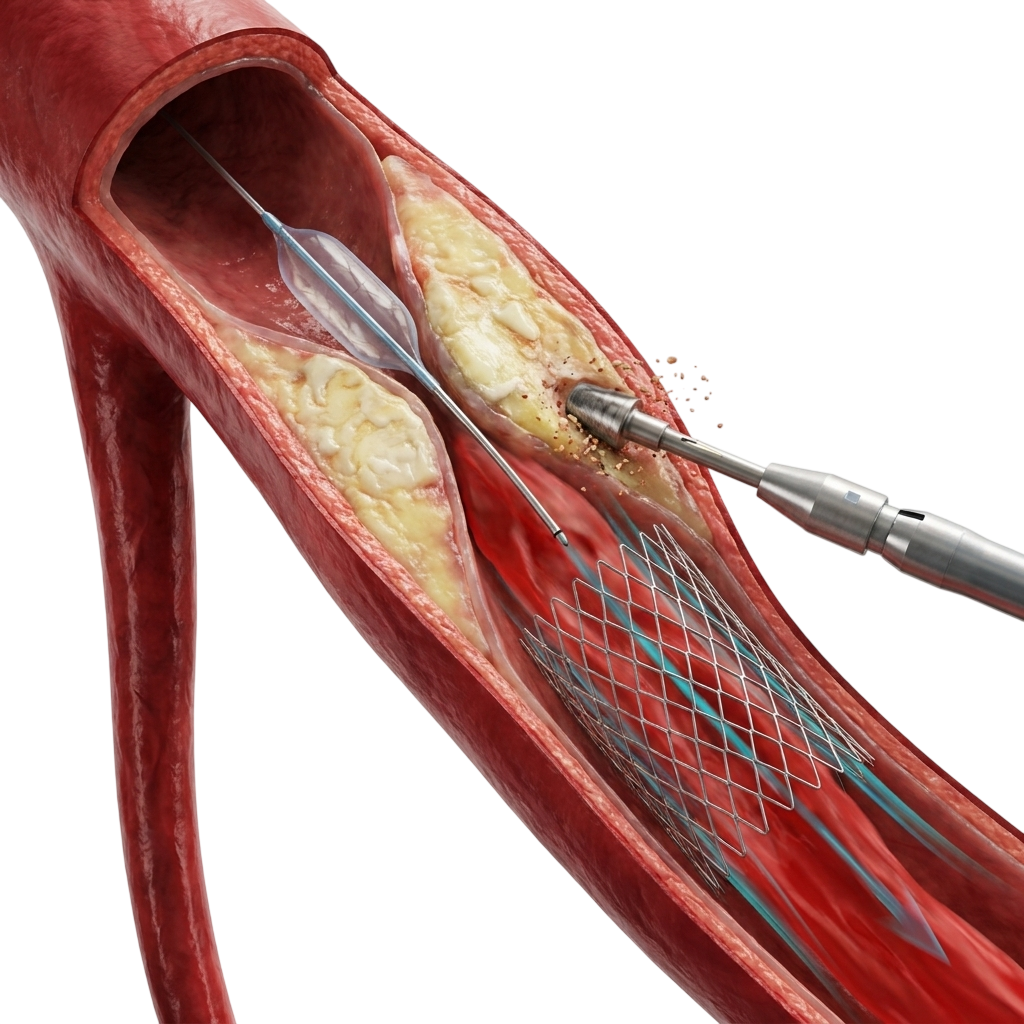 Endovascular treatment of peripheral artery disease and critical limb ischaemia